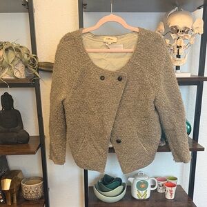 Isabel Marant Taupe Double-Breasted Cardigan